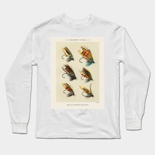 Salmon Flies Poster (1892) by Mary Orvis Marbury Long Sleeve T-Shirt